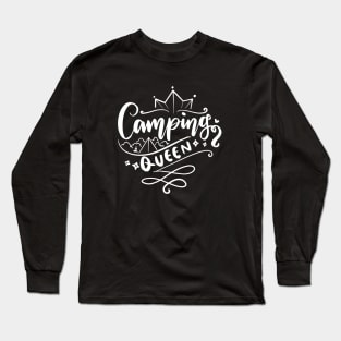 Camping Queen Design Long Sleeve T-Shirt